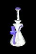 AFM Glass Tulip Clear Glass Recycler Water Pipe Fashion