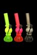 Angled Mini Acrylic Water Pipe with Grinder Base Online Hot Sale