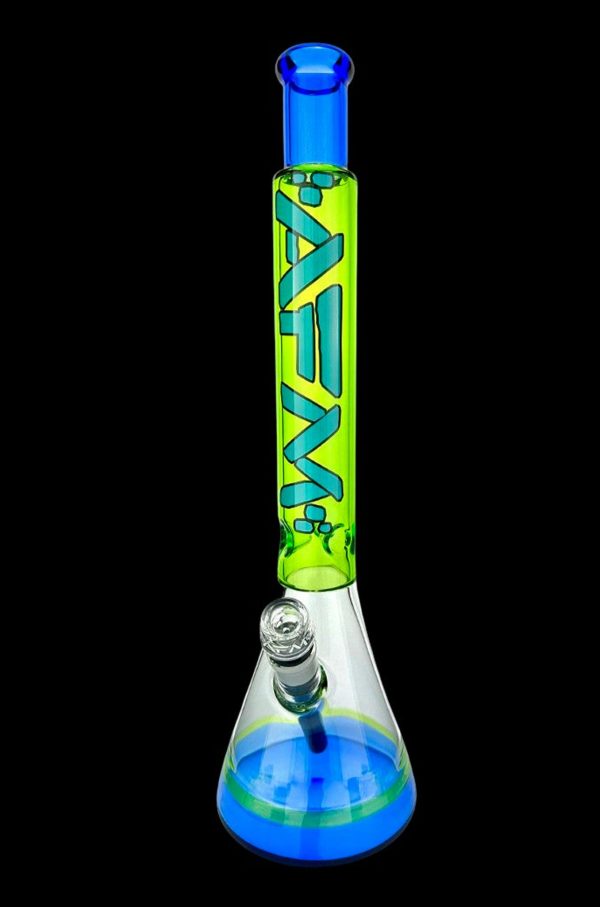 AFM Glass Quasar Glass Beaker Bong - Lime Sale