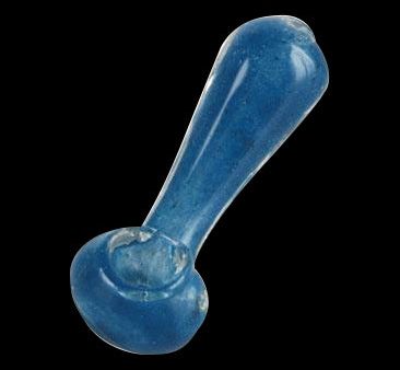 Simple 3.75  Frit Glass Hand Pipe Sale