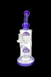 AFM Glass Double Tower Tree Colored Glass Water Pipe on Sale