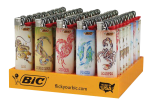 Bic Lighter - Assorted Astrology Designs - Bulk 50 Pack For Sale