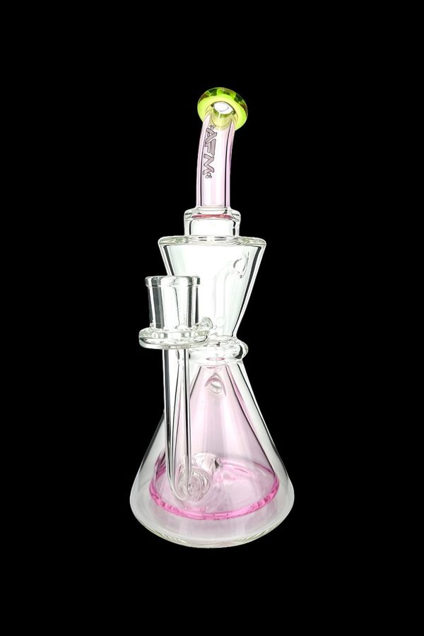 AFM Glass Pyramid Perc Glass Recycler Water Pipe Cheap