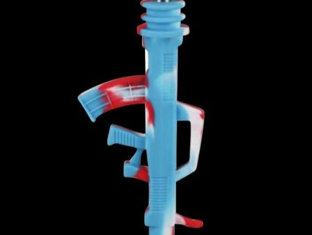 AK47 Silicone Dab Straw Collector with Titanium Tip Cheap