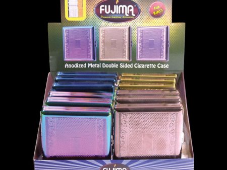 Fujima Anodized Metal Double Sided Cig Case Fashion