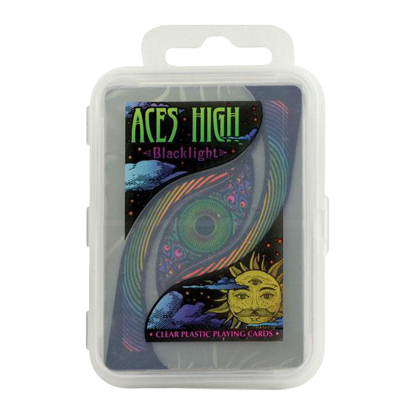 Aces High Blacklight Inspired Playing Cards - Bulk 6 Pack For Cheap