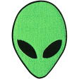 Alien Head Fuzzy Patch Online Hot Sale