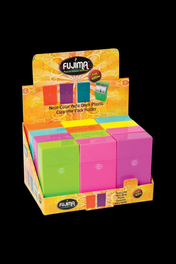 Fujima Neon Color Cig Cases - 12 Pack For Cheap