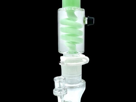 AFM Glass Tree Perc Glass Freezable Coil Beaker Bong Fashion