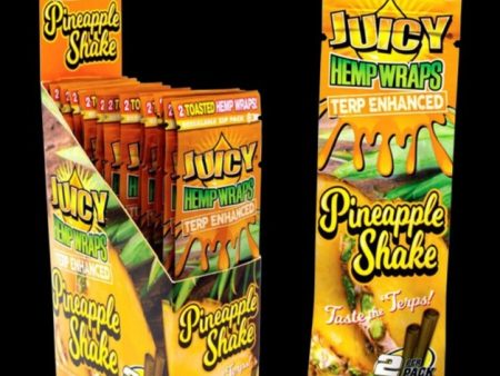 Juicy Terp Enhanced Flavored Hemp Wraps - 25 Pack Supply