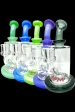 AFM Glass Milky Circle Showerhead Glass Water Pipe Fashion