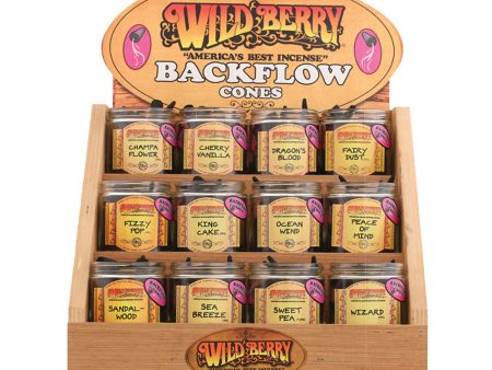 Wild Berry Backflow Cone Incense Display - 12 Scents Fashion