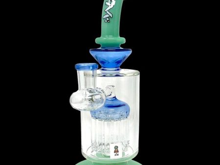 AFM Glass Flex Double Color Arm Glass Water Pipe Online