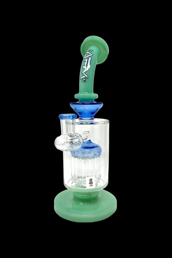 AFM Glass Flex Double Color Arm Glass Water Pipe Online