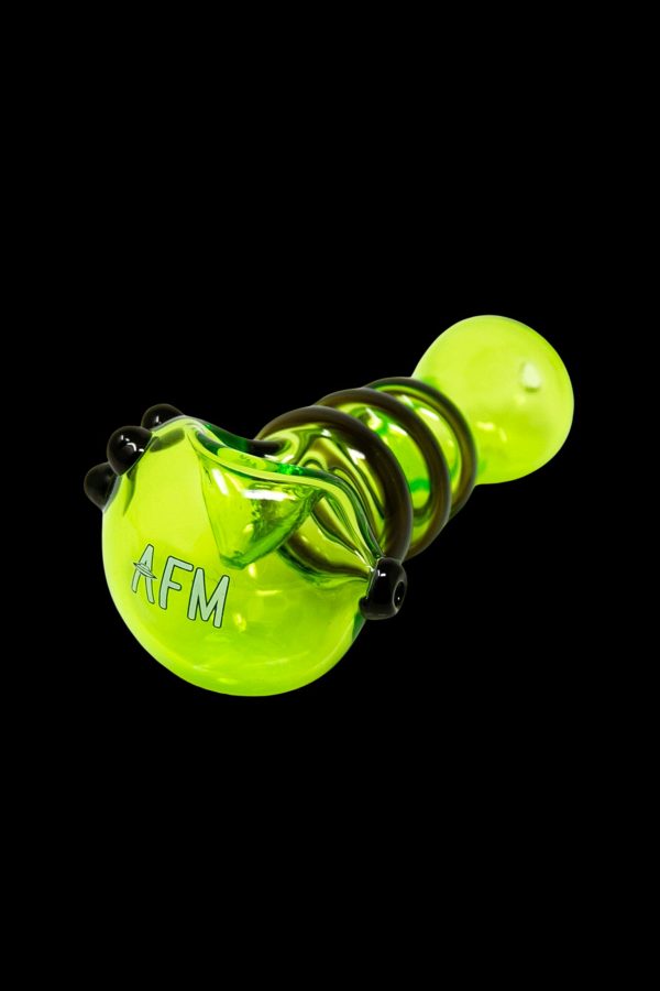 AFM Glass Tiger Stripe Color Hand Pipe For Cheap