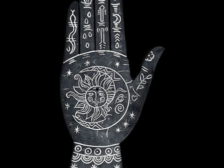 Black Palmistry Polyresin Incense Burner Online Sale