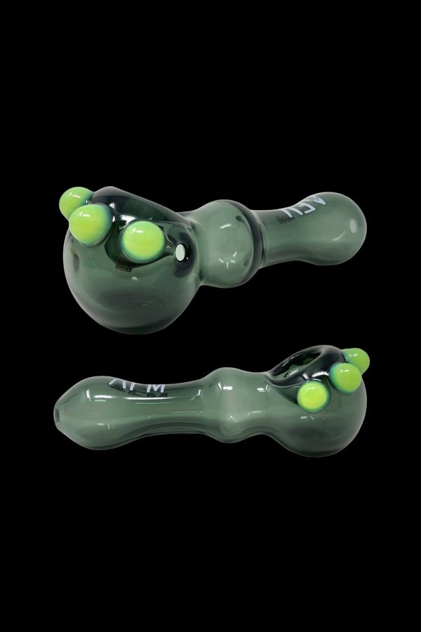 AFM Glass Spikey Color Hand Pipe For Discount