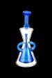 AFM Glass Hour Glass Colored Recycler Water Pipe For Sale