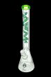 AFM Glass Green Alien 9mm Glass Beaker Bong Hot on Sale