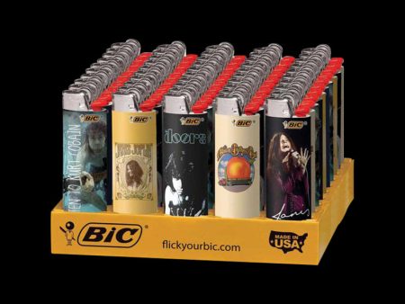 Bic Lighter  Music Legends  - Bulk 50 Pack For Cheap