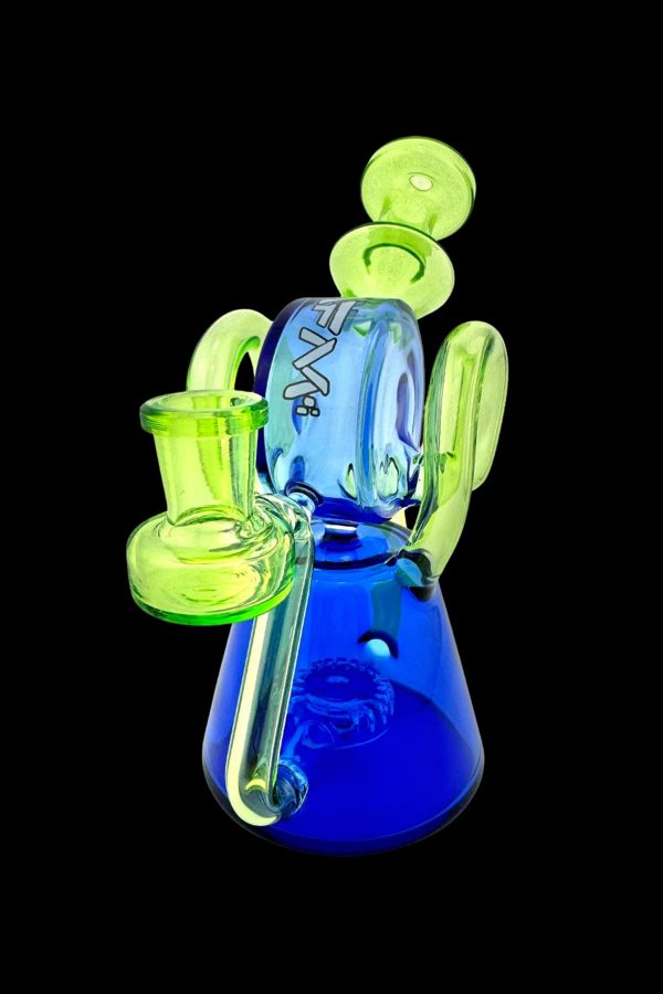 AFM Glass Double Ram Glass Recycler Water Pipe Online now