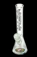 AFM Glass Rasta Clear Glass Mini Beaker Bong For Discount