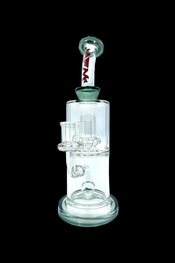 AFM Glass Dot Double Perc Glass Water Pipe For Cheap