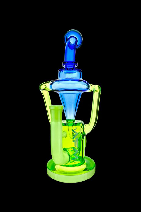 AFM Glass Palermo Double Glass Recycler Water Pipe Hot on Sale