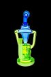 AFM Glass Palermo Double Glass Recycler Water Pipe Hot on Sale