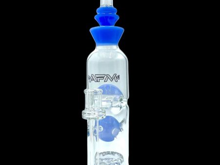 AFM Glass Big Swiss Perc Straight Water Pipe Online now