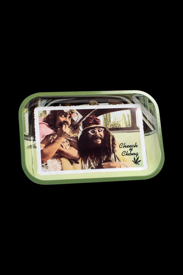 Cheech & Chong Metal Rolling Tray - Los Cochinos Online