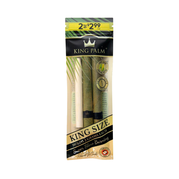 King Palm Kingsize Pre-Roll Wraps - 40 Total Rolls Bulk Online now