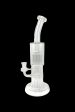 AFM Glass Double Cosmos Clear Glass Water Pipe Online now