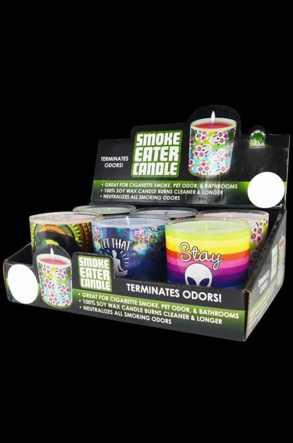 6pc Display Smokezilla Smoke Eater Candles For Cheap