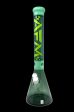 AFM Glass Pulsar Color Glass Beaker Bong - Smokey  Mint Online Sale