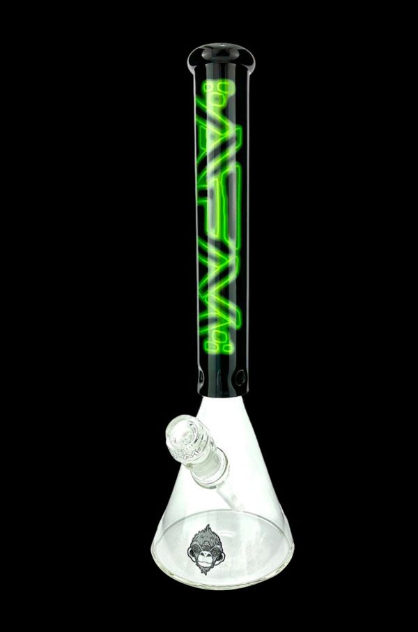 AFM Glass Neon Lights Glass Beaker Bong For Cheap