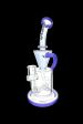 AFM Glass Drain Recycler Double Color Inline Water Pipe on Sale