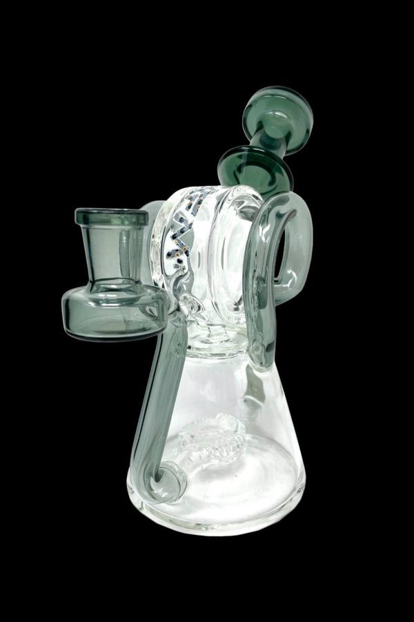 AFM Glass Double Ram Special Decal Glass Recycler Water Pipe on Sale