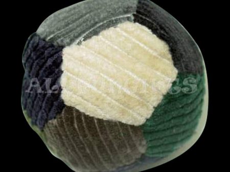 Corduroy Patchwork Sand-Filled Hacky Sack - 12 Panel Sale