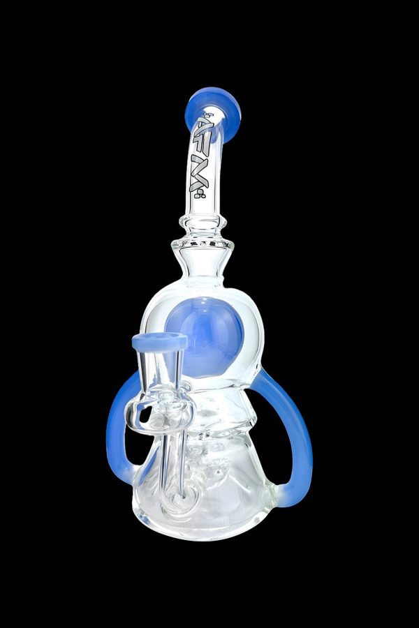 AFM Glass Double Pump Recycler Water Pipe For Discount