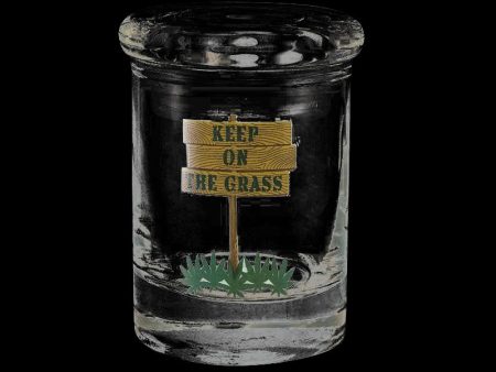 1 2oz Keep On The Grass Glass Jar By Cannaline Online