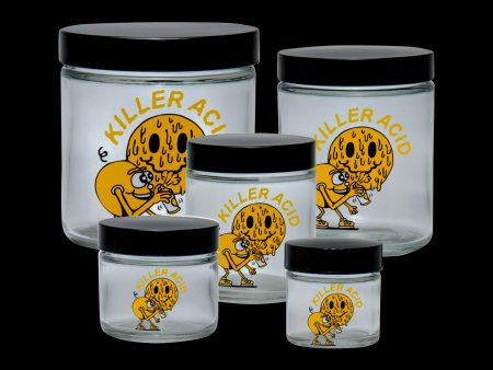 420 Science x Killer Acid Clear Screw Top Jar - Miles of Smiles Hot on Sale