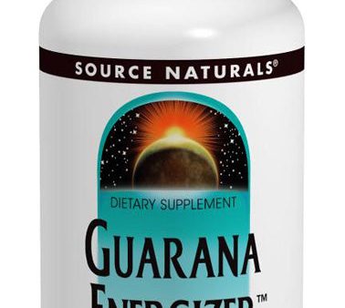 SOURCE NATURALS - Guarana Energizer (900 mg) - 60 Tablets on Sale