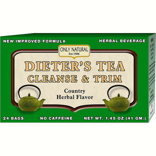 ONLY NATURAL - Dieters Cleansing Tea Herbal - 24 Tea Bags For Cheap