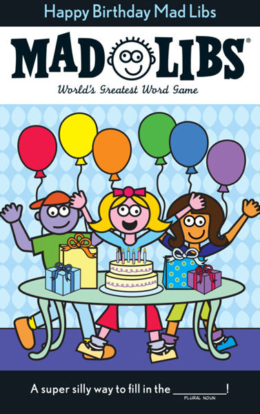 BOOKS & MEDIA -  Happy Birthday Mad Libs - 48 Pages For Cheap