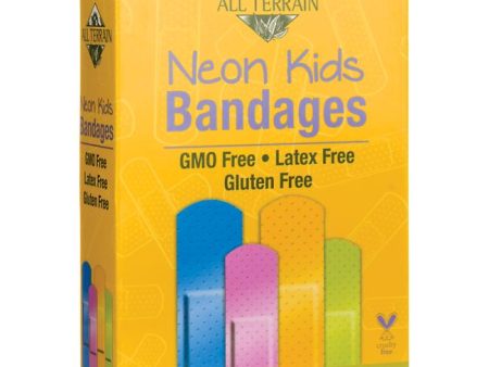 ALL TERRAIN - Neon Kids Bandages Assorted - 20 Bandages Fashion