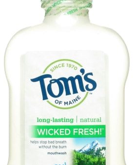 TOM S OF MAINE - Cool Mountain Mint Wicked Fresh Mouthwash - 16 fl. oz. (473 ml) Online Hot Sale