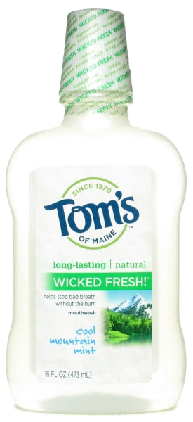 TOM S OF MAINE - Cool Mountain Mint Wicked Fresh Mouthwash - 16 fl. oz. (473 ml) Online Hot Sale