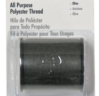 SINGER - All Purpose Polyester Thread Olive Green - 150 Yards Hot on Sale