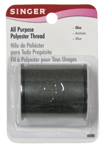 SINGER - All Purpose Polyester Thread Olive Green - 150 Yards Hot on Sale